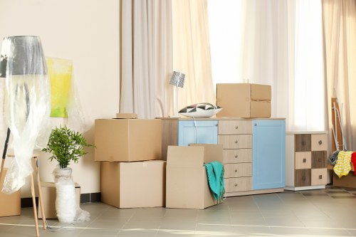 Secure document storage facility in Kenley with organized archive boxes