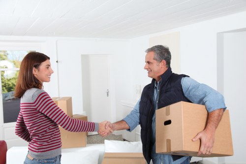 Office relocation scene for removals in Kenley